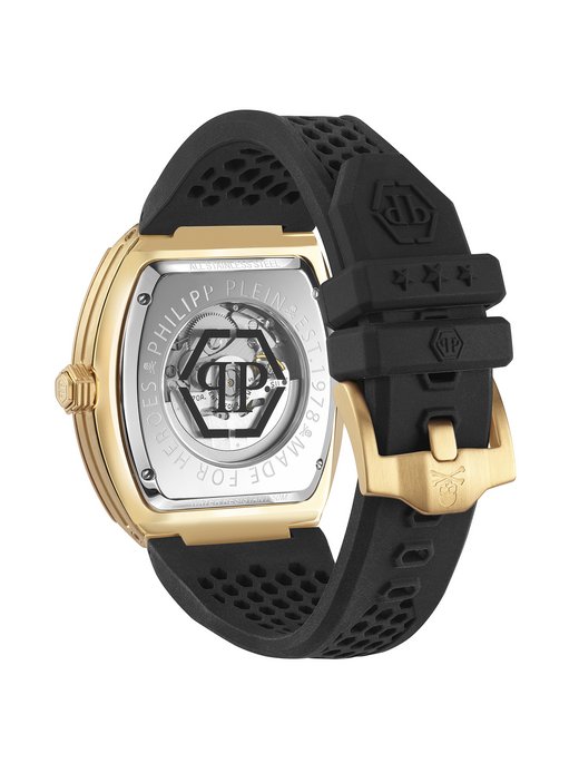 Herren Armbanduhr  -  The Golden $keleton