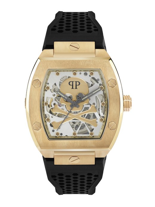 Herren Armbanduhr  -  The Golden $keleton