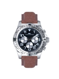 Herren Armbanduhr  -  The Leather Chrono