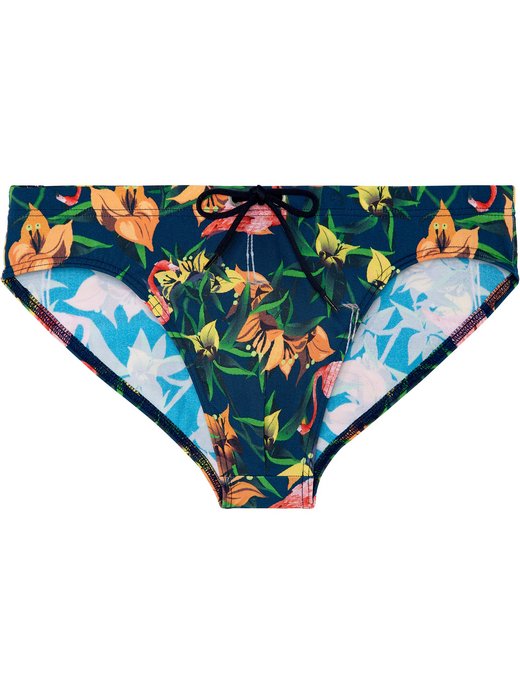 Herren Badehose  -  Flamingo
