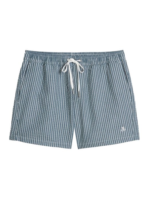 Herren Badehose  -  Seersucker