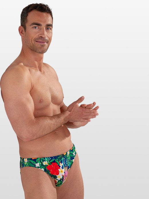 Herren Badehose  -  Swim Micro Briefs Peacock