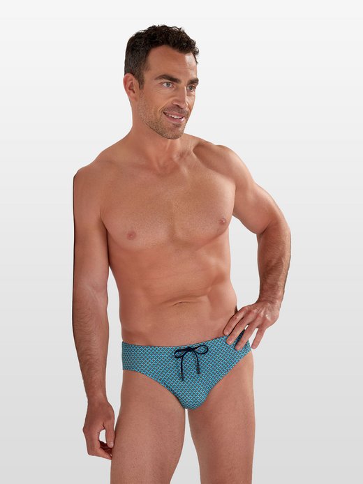 Herren Badehose  -  Swim Mini Briefs Cappuccino
