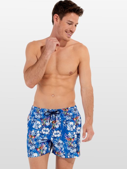 Herren Badeshorts  -  Beach Boxer Colibris