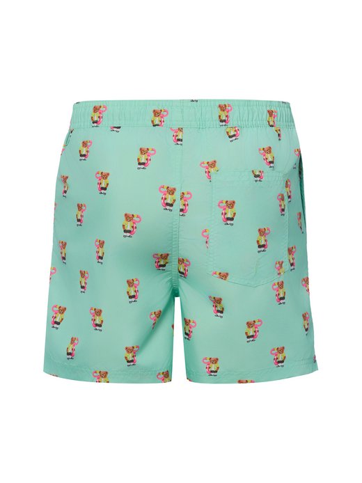 Herren Badeshorts - Floating Bear
