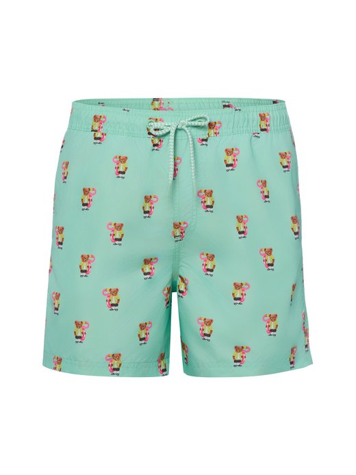 Herren Badeshorts - Floating Bear