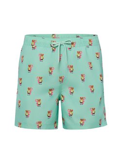 Herren Badeshorts - Floating Bear
