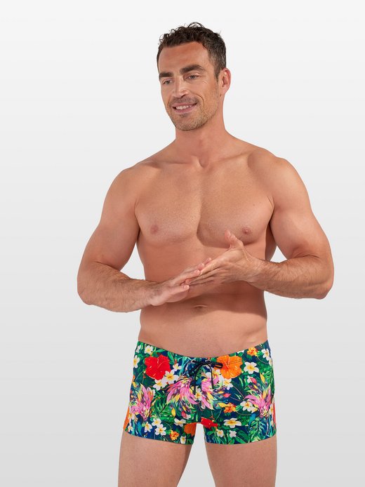 Herren Badeshorts  -  Swim Shorts Peacock