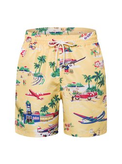 Artikelbild Herren Badeshorts von Polo Ralph Lauren in gelb mehrfarbig gemustert