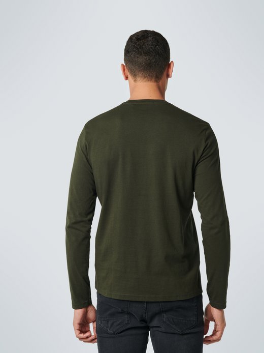 Herren Basic Langarmshirt