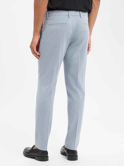 Herren Baukasten-Anzughose mit Leinen-Anteil