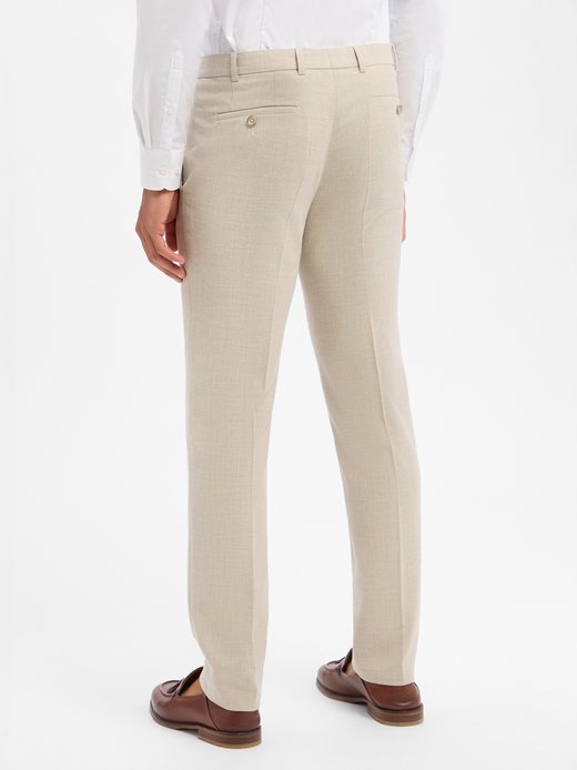 Herren Baukasten-Anzughose mit Leinenanteil - Sergio