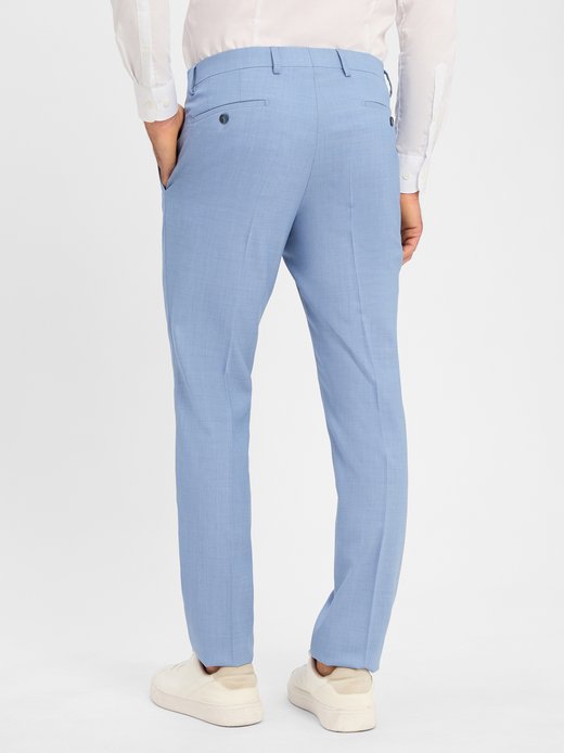 Herren Baukasten-Anzughose mit Schurwoll-Anteil