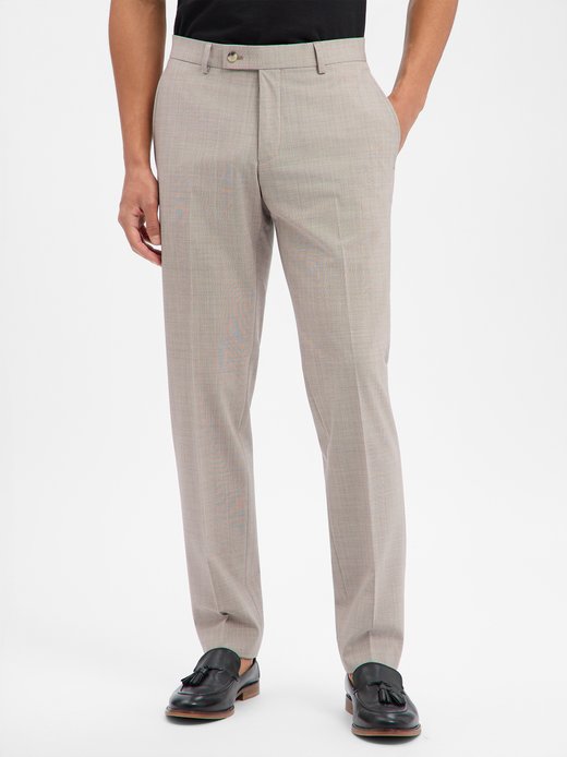 Herren Baukasten-Anzughose mit Schurwoll-Anteil