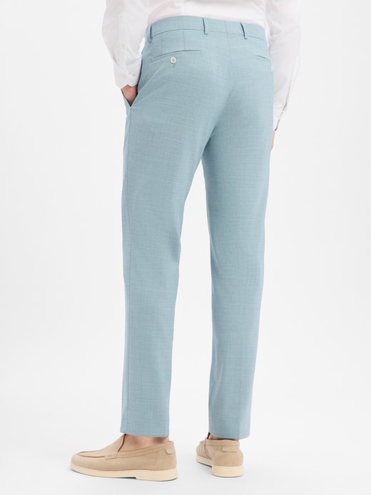 Herren Baukasten-Anzughose mit Schurwolle