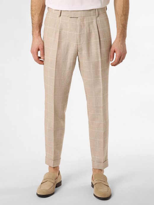Herren Baukasten-Hose mit Leinen-Anteil - Louis-MM-C-233