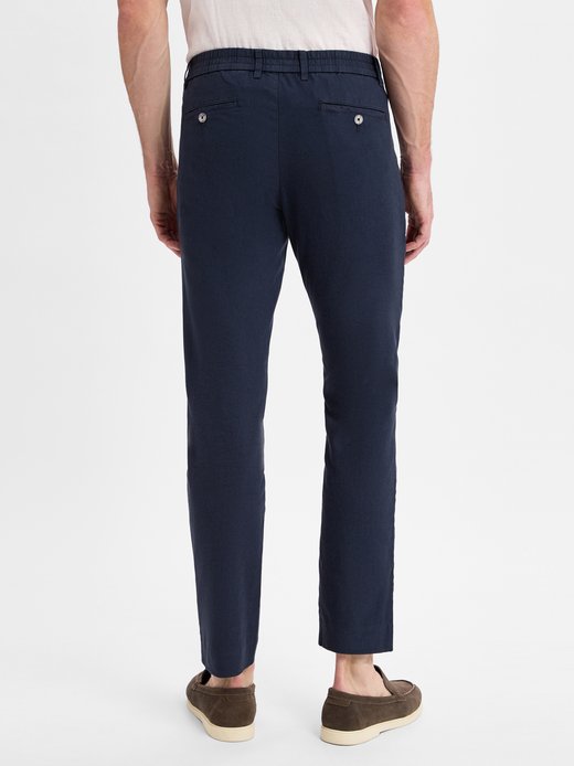 Herren Baukasten-Hose mit Leinenanteil