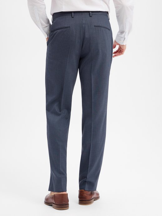 Herren Baukasten-Hose mit Schurwoll-Anteil - H-Leon-MM-C-NF