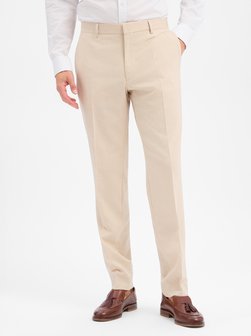 Herren Baukasten-Hose mit Schurwoll-Anteil - H-Leon-MM-C-NF