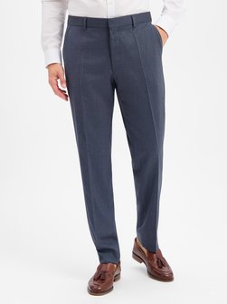 Herren Baukasten-Hose mit Schurwoll-Anteil - H-Leon-MM-C-NF