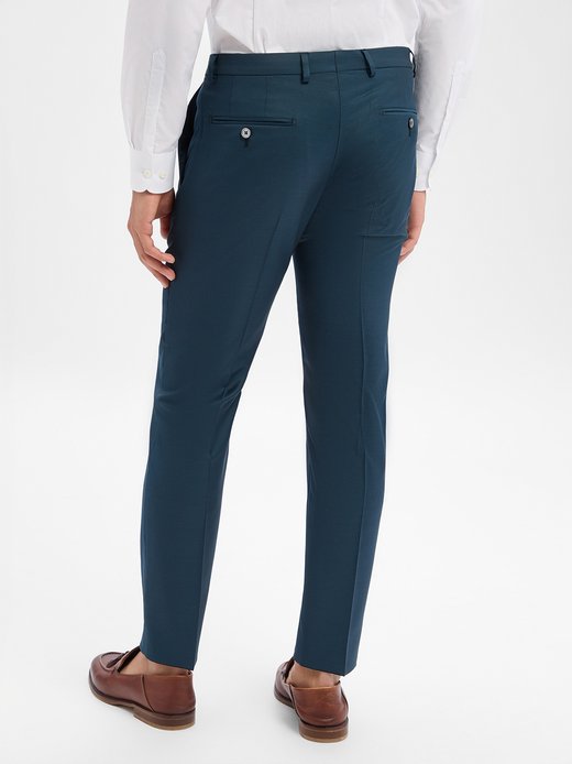 Herren Baukasten-Hose mit Woll-Anteil - Blayr