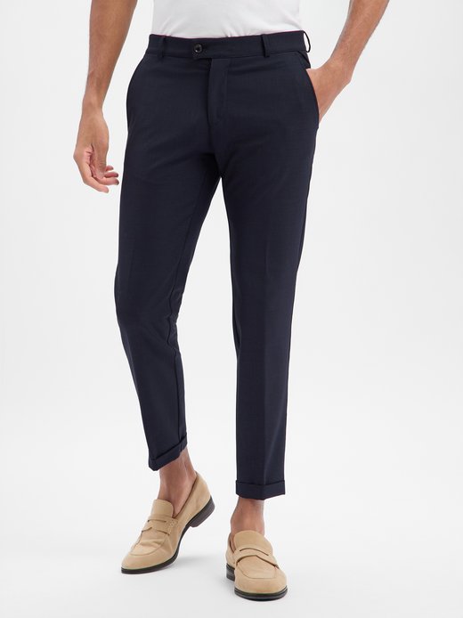 Herren Baukasten-Hose mit Woll-Anteil - Cory