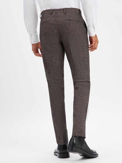 Herren Baukasten-Hose mit Wolle und Seiden-Anteil - Leon