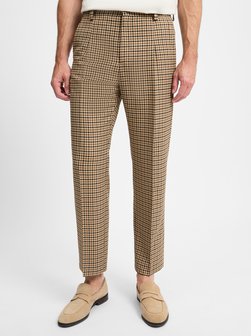 Artikelbild Herren Baukasten-Hose von HUGO in beige braun kariert