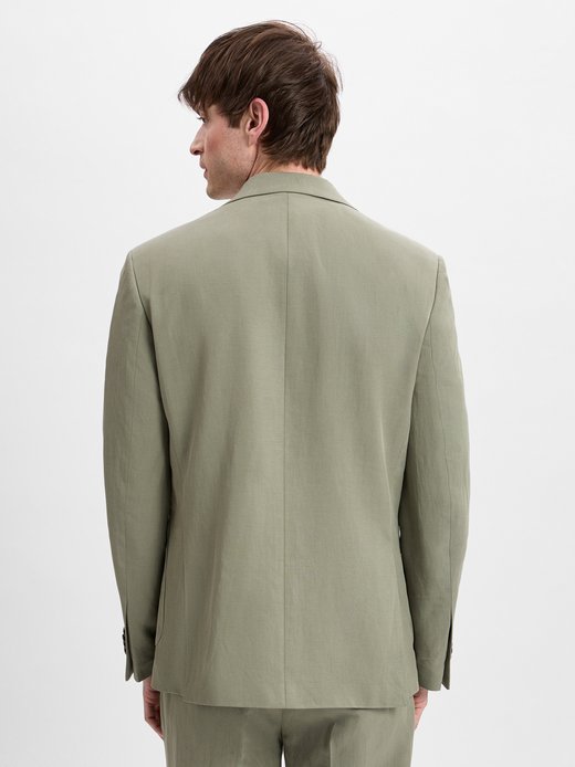 Herren Baukasten-Sakko mit Leinen-Anteil - Brick