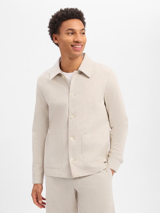 Herren Baukasten-Sakko mit Leinen-Anteil - Logan