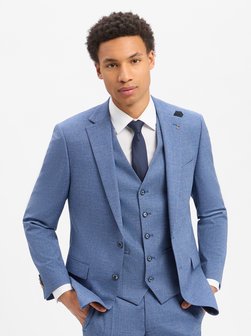 Herren Baukasten-Sakko mit Woll-Anteil - Ezzo-G