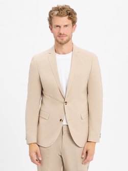 Artikelbild Herren Baukasten-Sakko von s.Oliver BLACK LABEL in beige uni