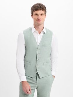 Artikelbild Herren Baukasten-Weste - Max von Finshley & Harding in mint gemustert