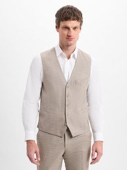 Artikelbild Herren Baukasten-Weste - Max von Finshley & Harding in beige gemustert