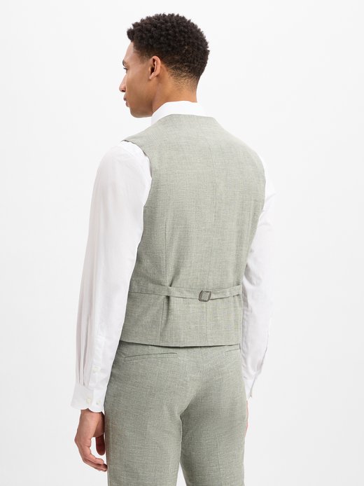 Herren Baukasten-Weste mit Leinen-Anteil - Paddy-N