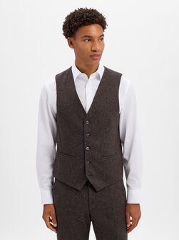 Herren Baukasten-Wollweste mit Seiden-Anteil - Edgar
