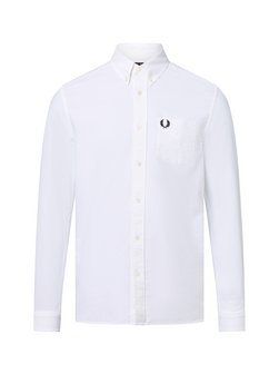 Artikelbild Herren Baumwollhemd von Fred Perry in weiß uni