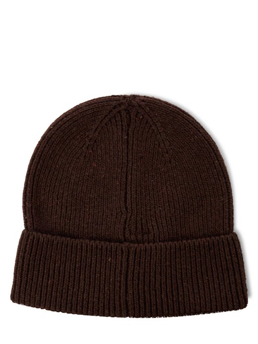 Herren Beanie mit Woll-Anteil -Solid