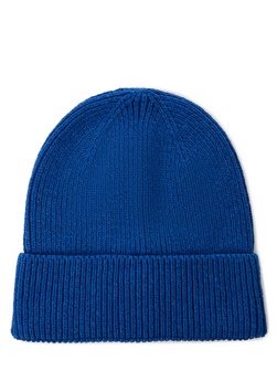 Herren Beanie mit Woll-Anteil -Solid