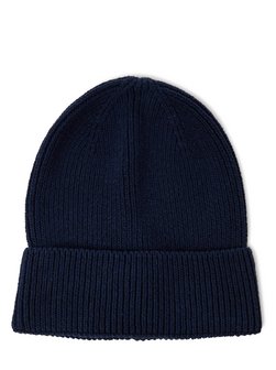 Herren Beanie mit Woll-Anteil -Solid