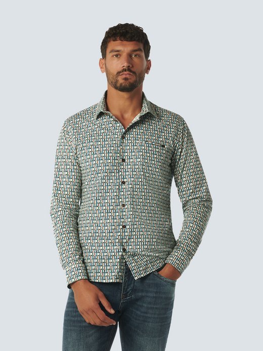 Herren Bedrucktes Hemd