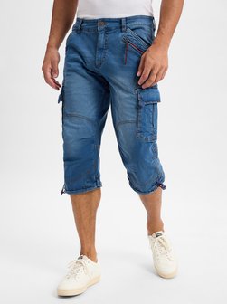 Artikelbild Herren Bermuda - Loose Miles von Timezone in denim uni
