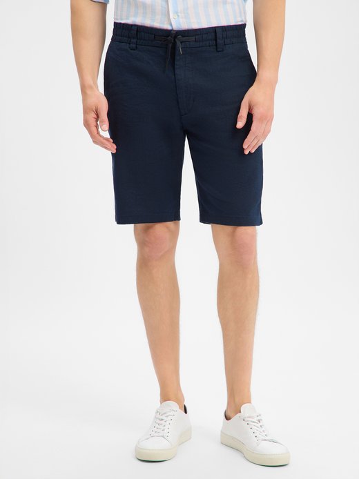 Herren Bermuda mit Leinen-Anteil - Chino_Tapered_DS_3S