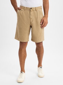Herren Bermuda mit Leinen-Anteil - Wide Fit