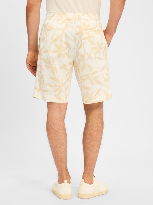 Herren Bermuda mit Leinen-Anteil