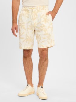 Herren Bermuda mit Leinen-Anteil