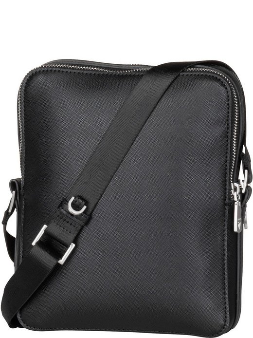 Herren Bodybag - Torino Saffiano Eco Double Zip