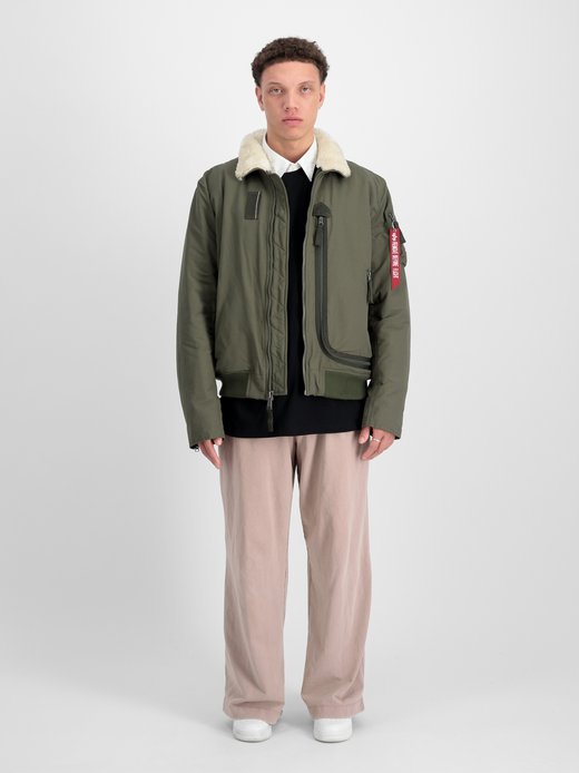 Essentials Herren Bomberjacke Aus Gebürsteter Wolle – Lässige Passform, Warm & Stylisch (auch In Übergrößen)