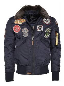 Artikelbild Herren Bomberjacke von Topgun in blau uni