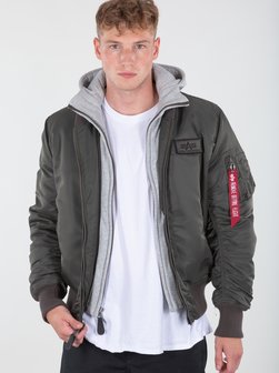 Artikelbild Herren Bomberjacke von Alpha Industries in grau uni